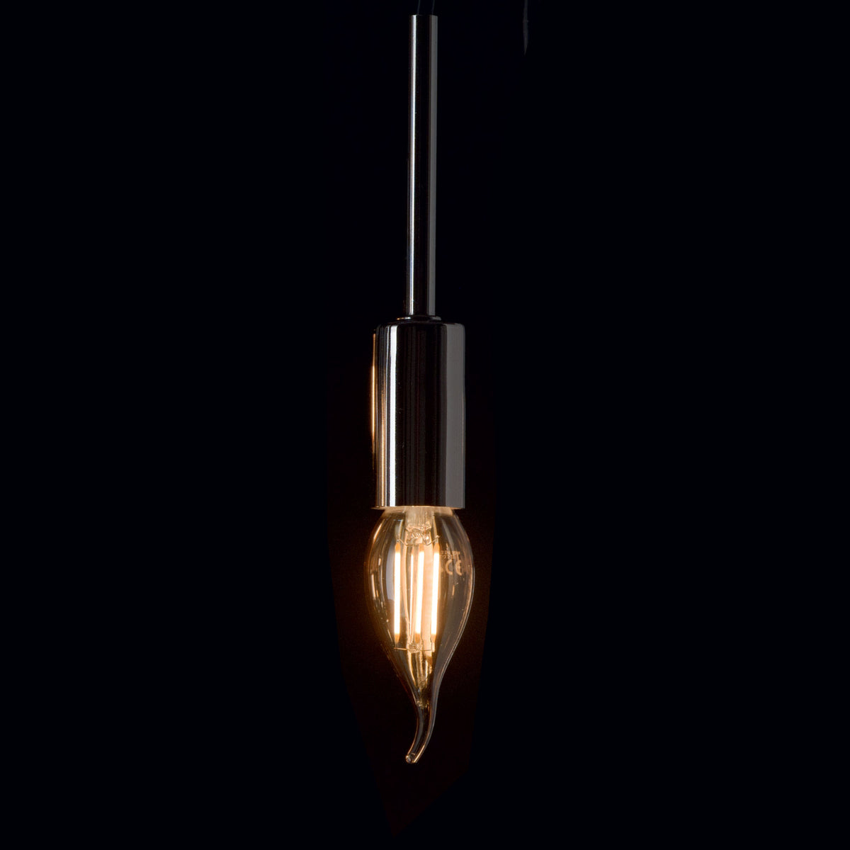 Bec LED E14 lumânare 4W 2200K CRI80, chihlimbar – ambient