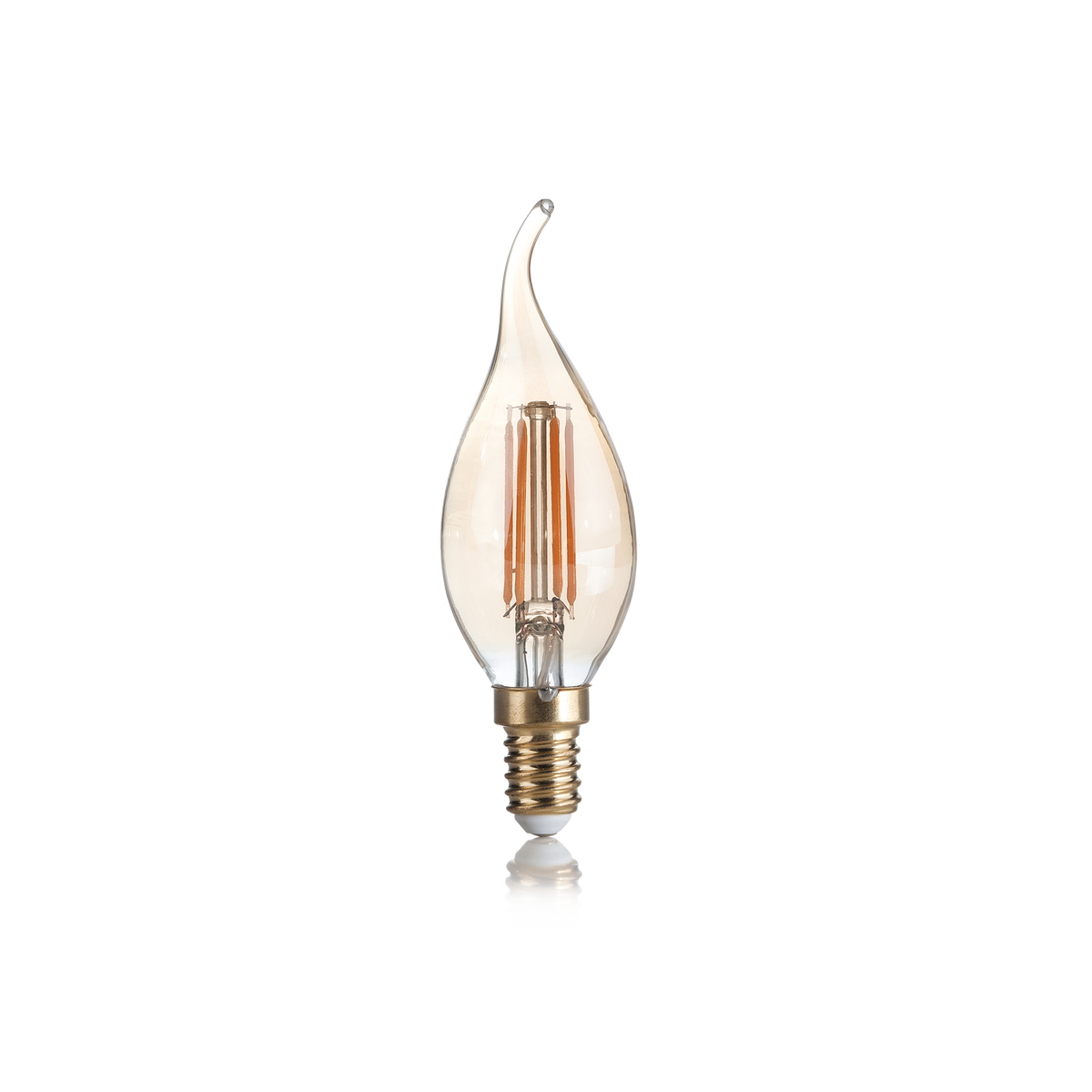 Bec LED E14 lumânare 4W 2200K CRI80, chihlimbar