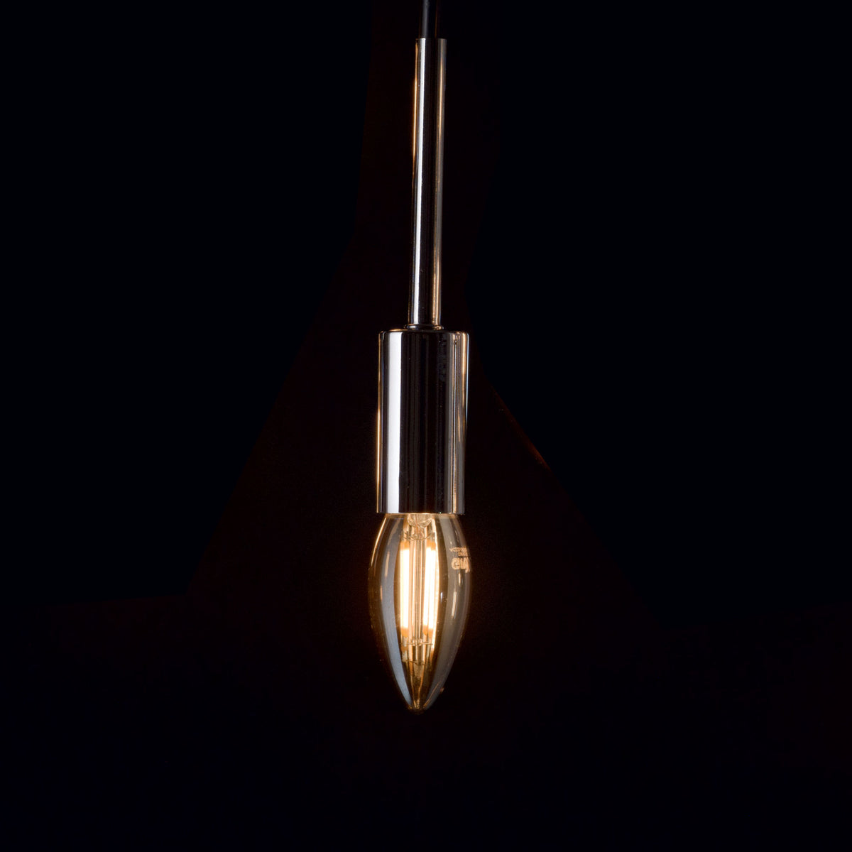 Bec LED E14 măslină 4W 2200K CRI80, chihlimbar – ambient