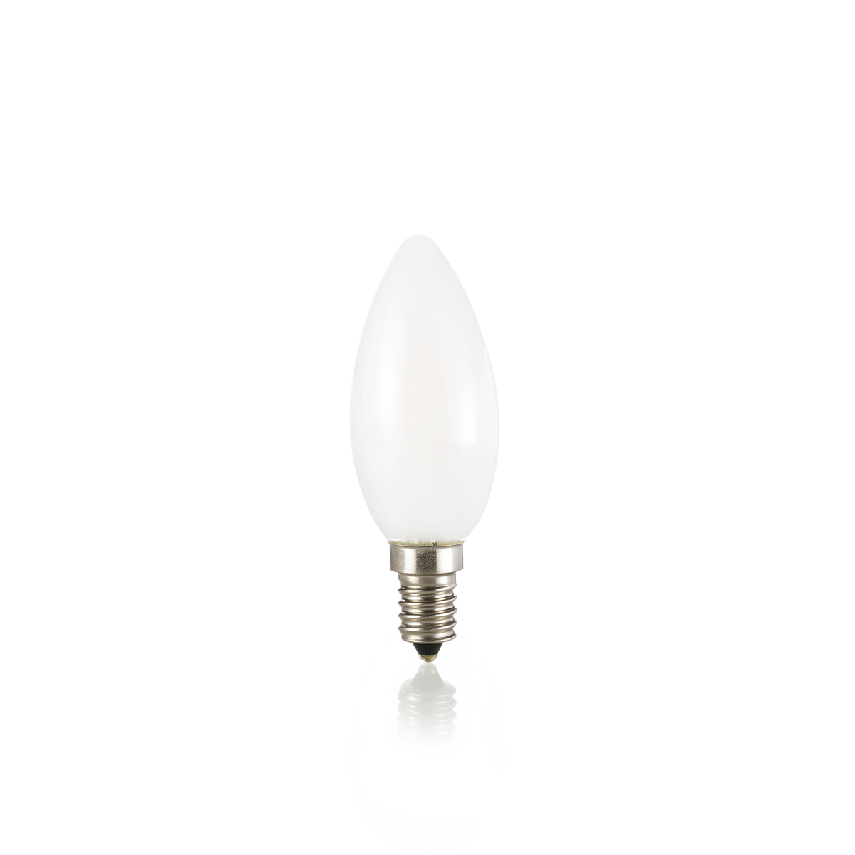 Bec LED E14 măslină 4W 3000K CRI80, alb