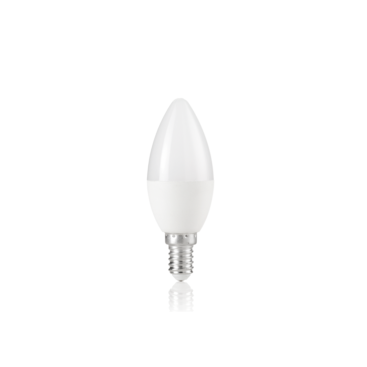 Bec LED E14 măslină 6W 3000K CRI80, alb