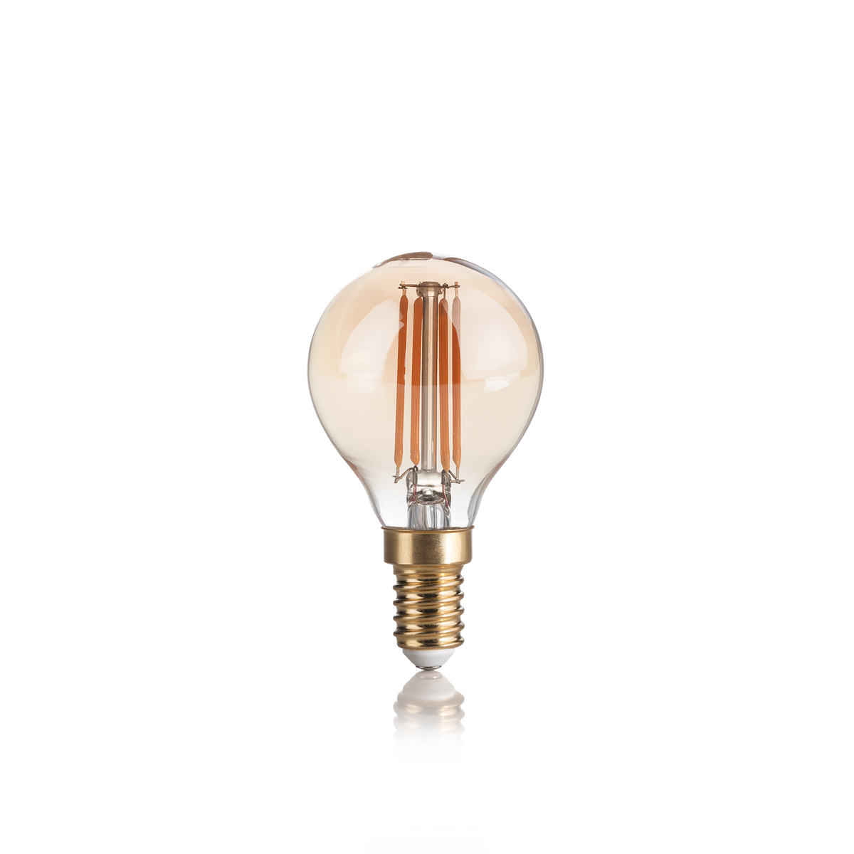 Bec LED E14 sferic 4W 2200K CRI80, chihlimbar