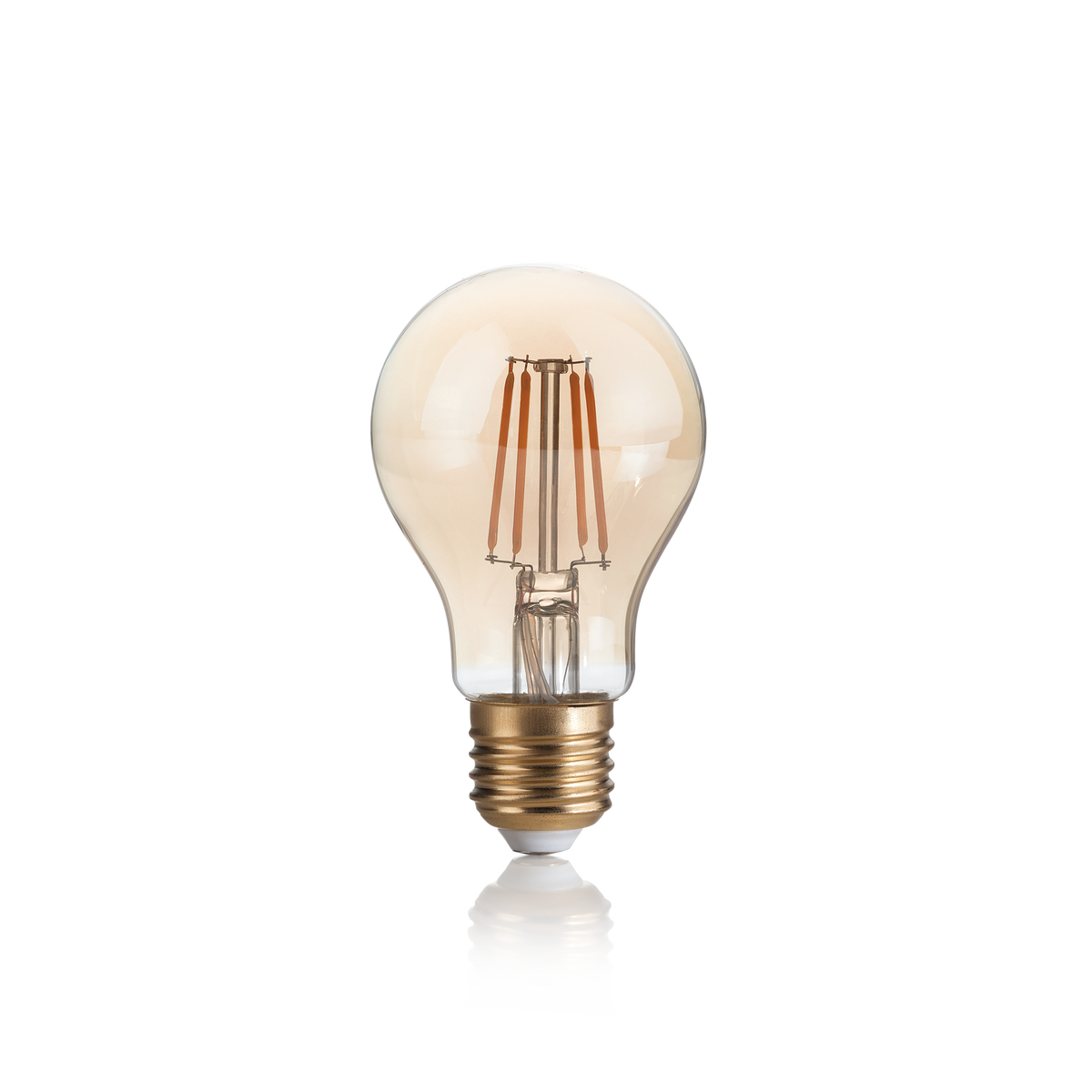 Bec LED E27 picătură 4W 2200K CRI80, chihlimbar