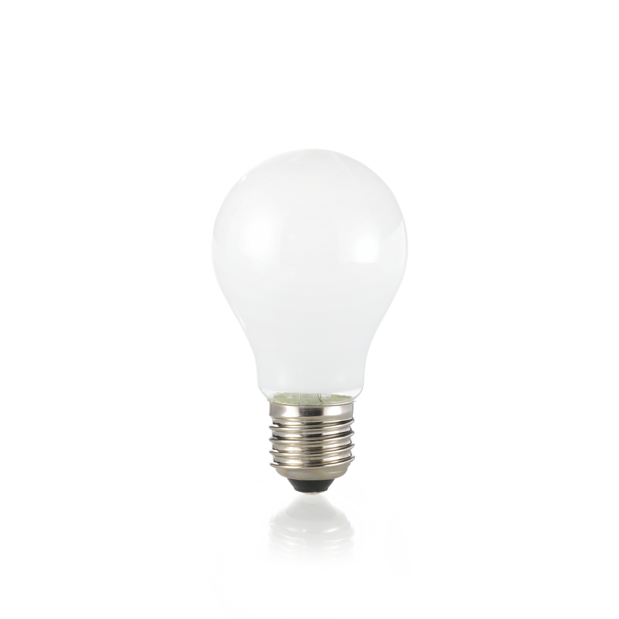Bec LED E27 picătură 8W 3000K CRI80, alb