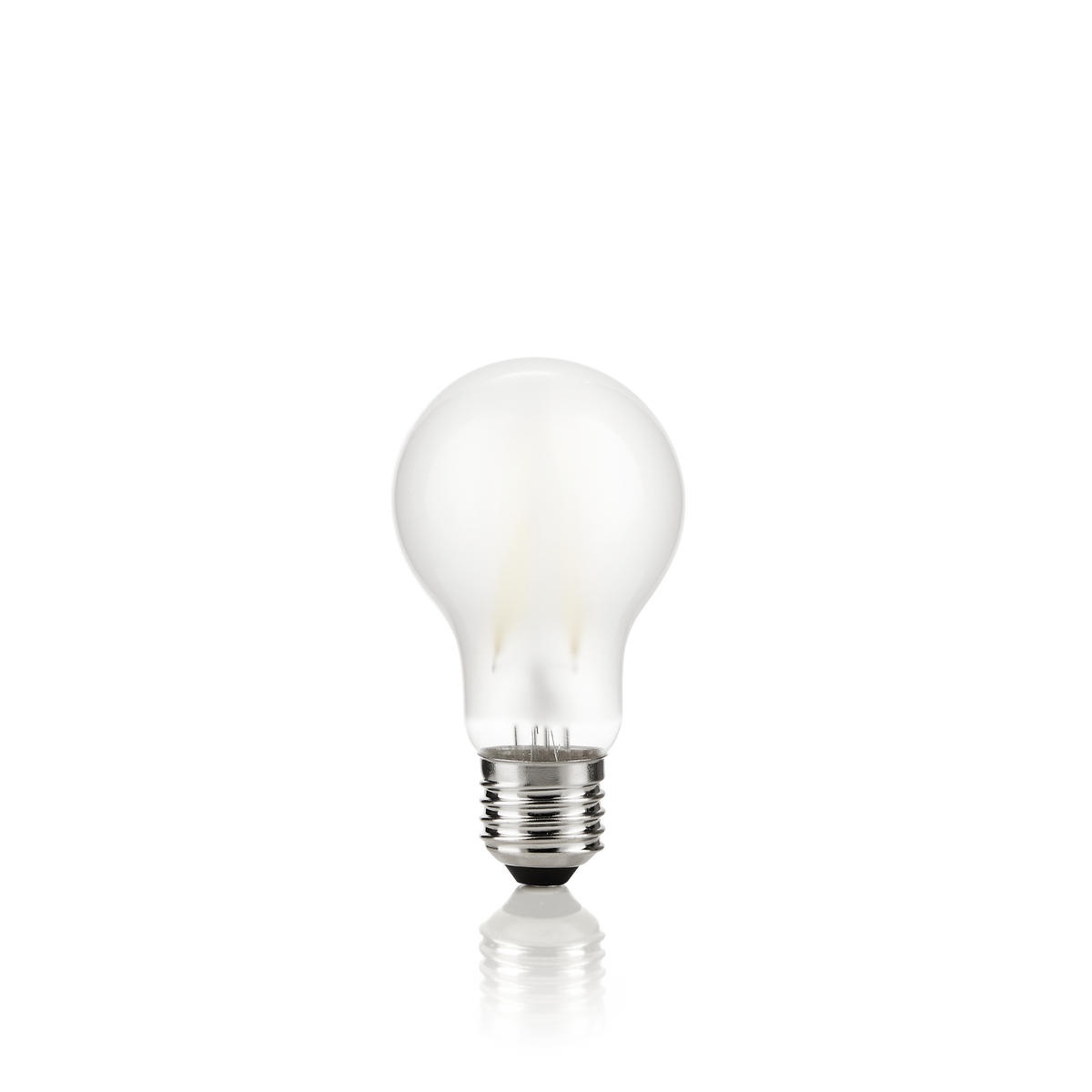 Bec LED E27 picătură 8W 3000K CRI80, satinat
