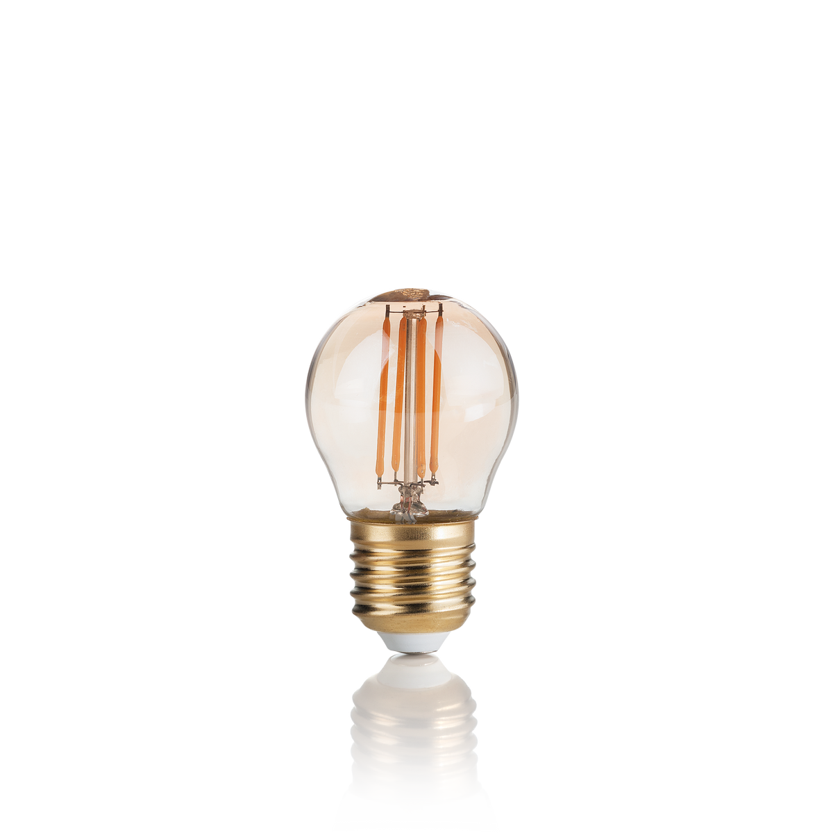 Bec LED E27 sferic 4W 2200K CRI80, chihlimbar