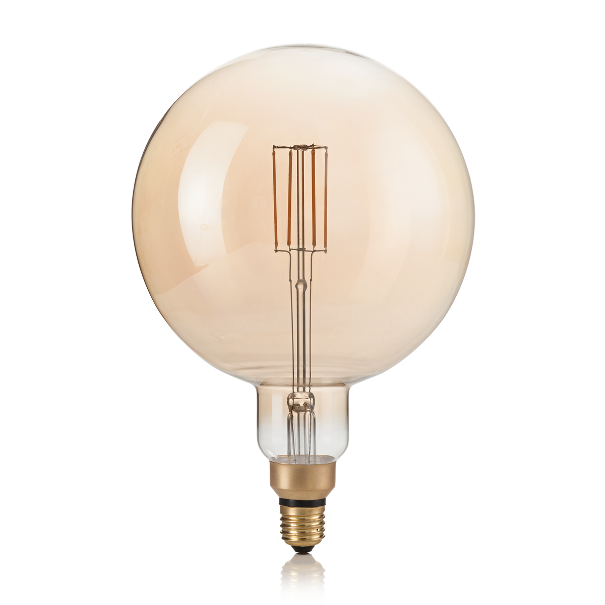 Bec LED E27 sferic D195 4W 2200K CRI80, chihlimbar