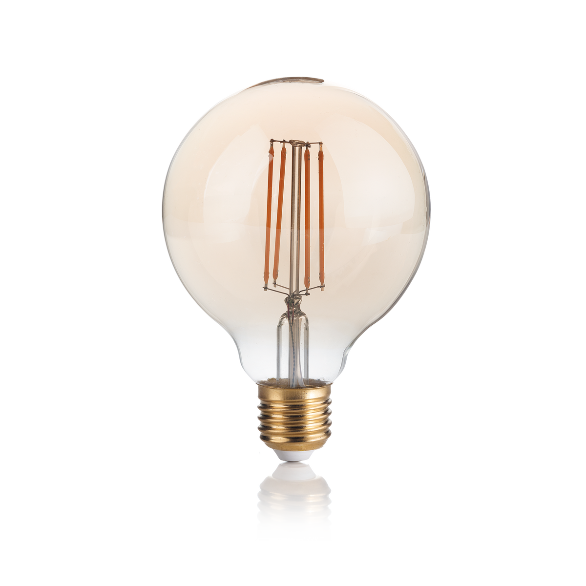 Bec LED E27 sferic D95 4W 2200K CRI80 dimabil, chihlimbar