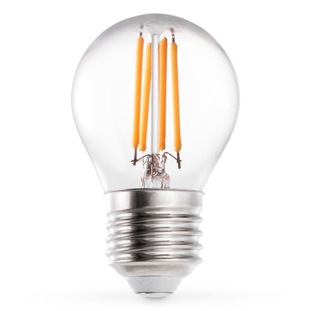 Bec LED G45, 4W, E27, set de 4