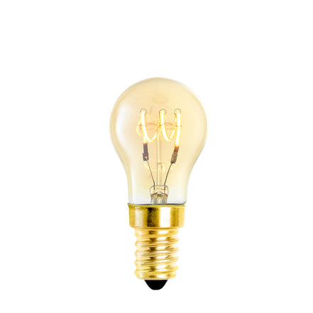 Bec LED Goldline, formă A, 3W, E14, ø 4,7 x 8,9 cm, set de 4