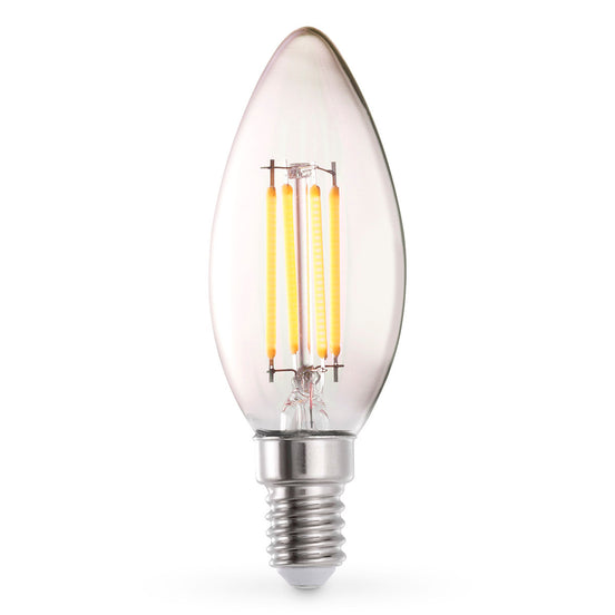 Bec LED lumânare C35, 4W, E14, set de 4