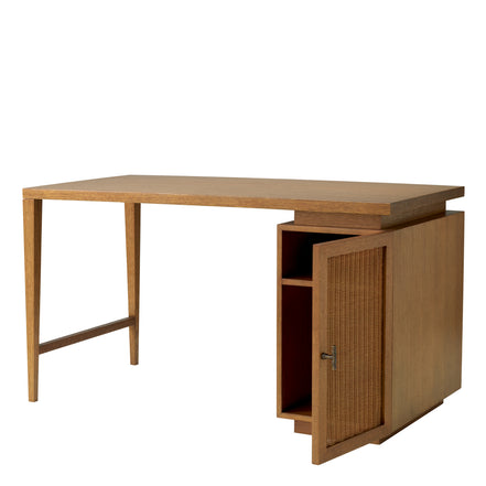 Birou Borchard, furnir de stejar caramel