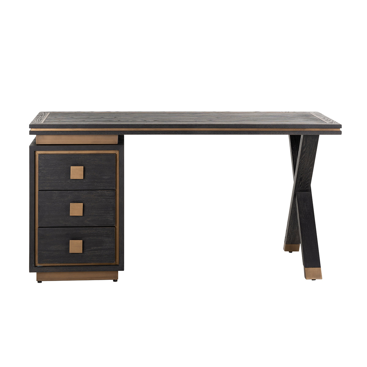 Birou Hunter, negru rustic