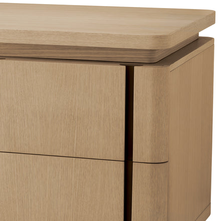 Birou Modesto, furnir de stejar natural, finisaj bronz