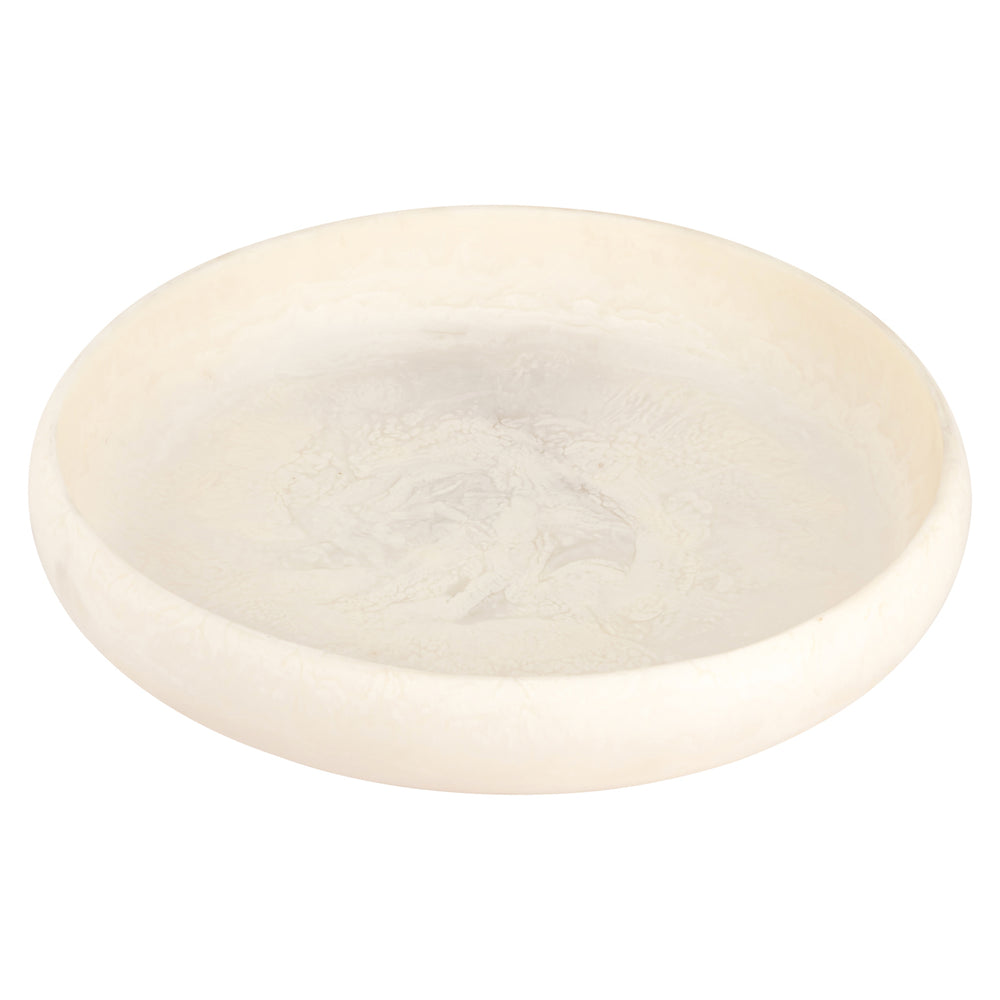 Bol decorativ Daisy, alb