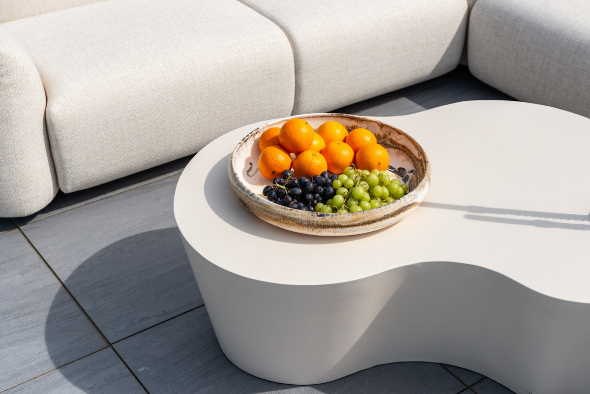 Bol decorativ Daisy, bej – ambient