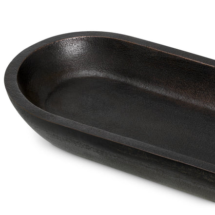 Bol decorativ Hulton, finisaj bronz