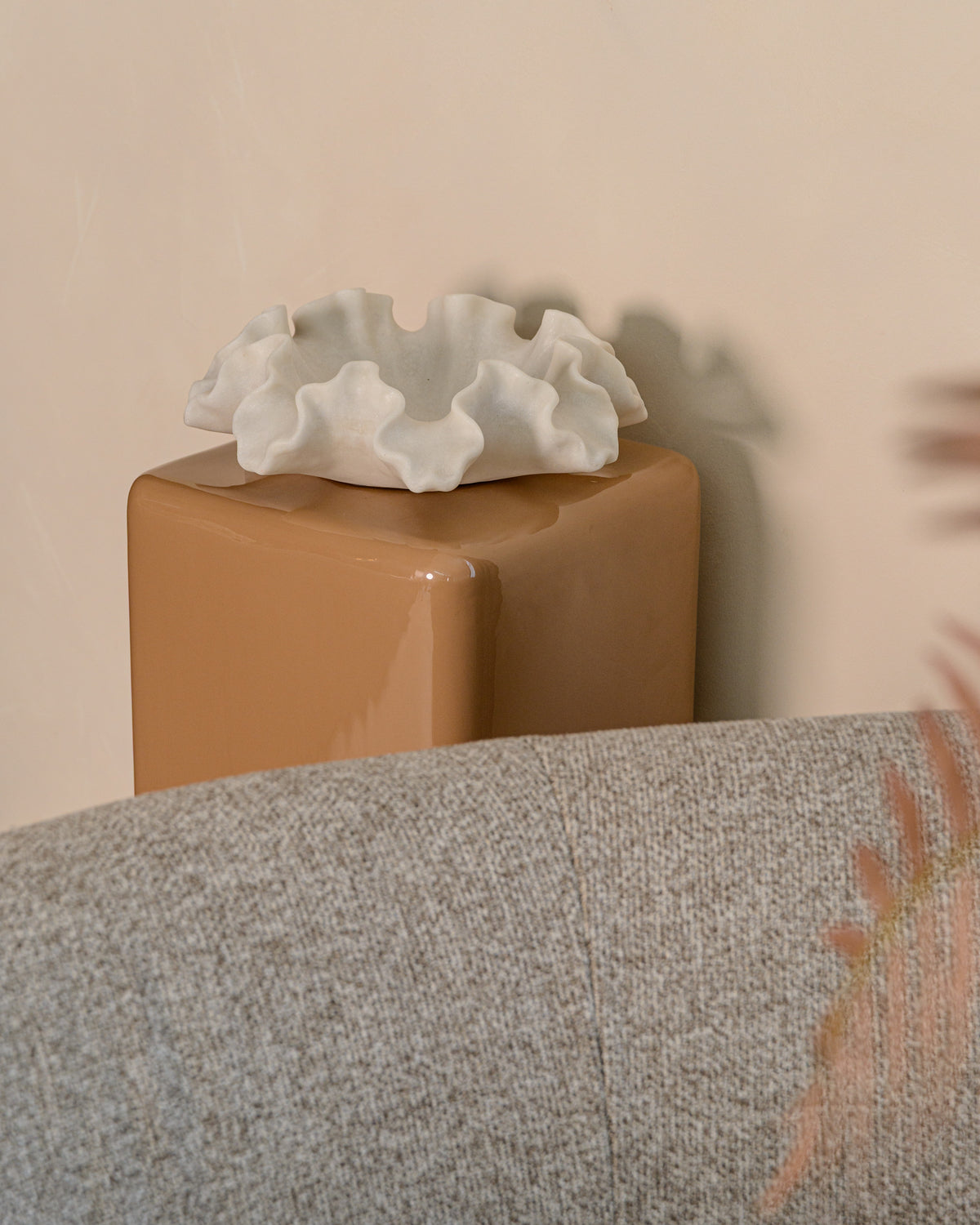 Bol decorativ Lola, alb – ambient