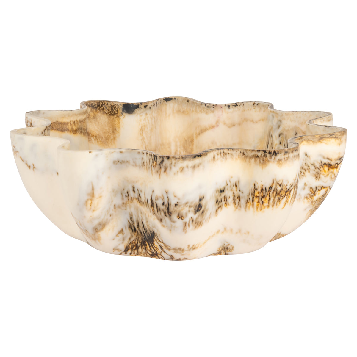 Bol decorativ Lotus, natural
