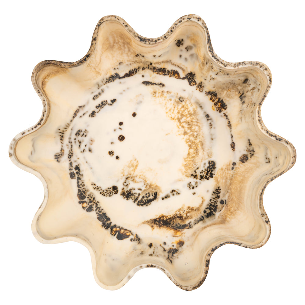 Bol decorativ Lotus, natural