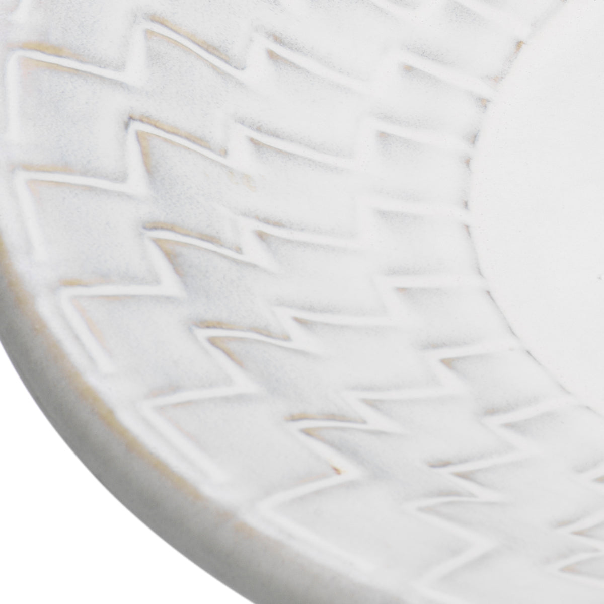 Bol decorativ Nuage, ceramică alb-crem