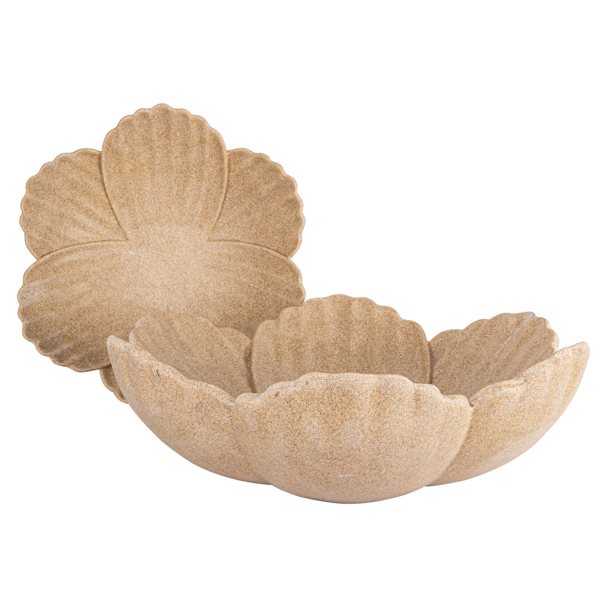 Bol decorativ Petal, bej