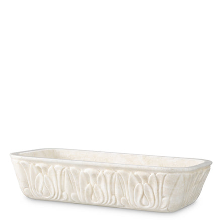 Bol decorativ Petal, onix natural