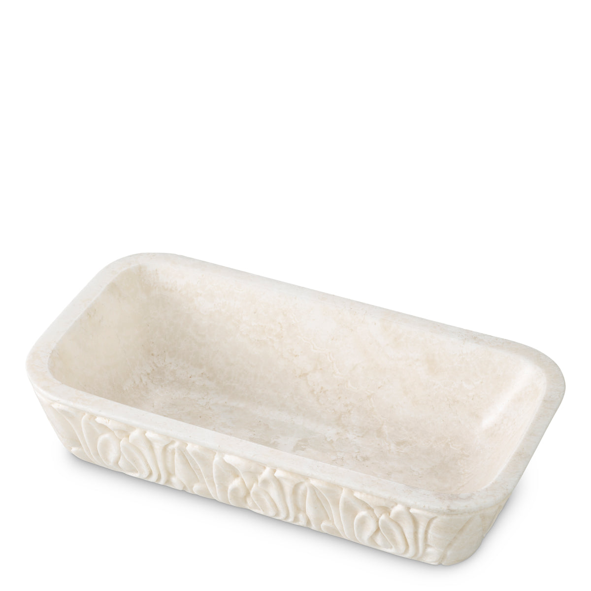 Bol decorativ Petal, onix natural