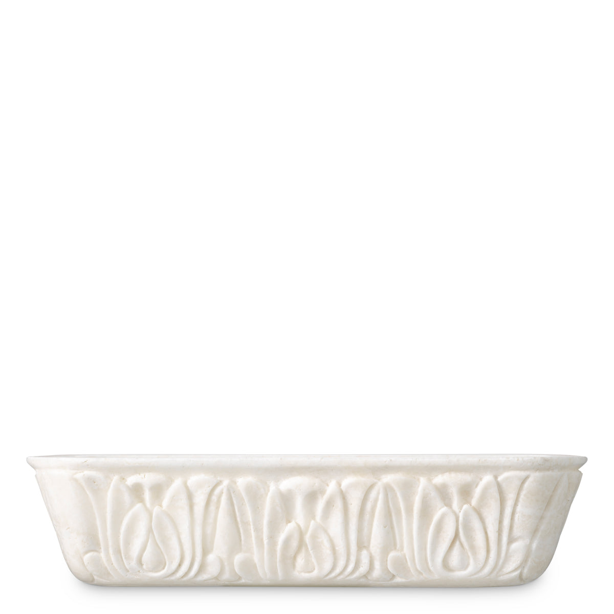 Bol decorativ Petal, onix natural