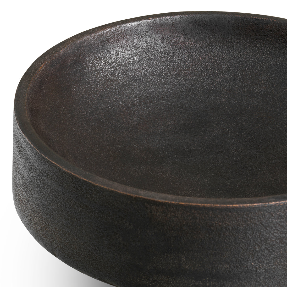 Bol decorativ Santiago, finisaj bronz