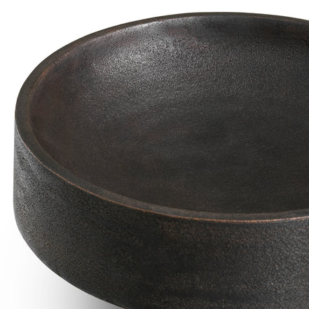 Bol decorativ Santiago, finisaj bronz