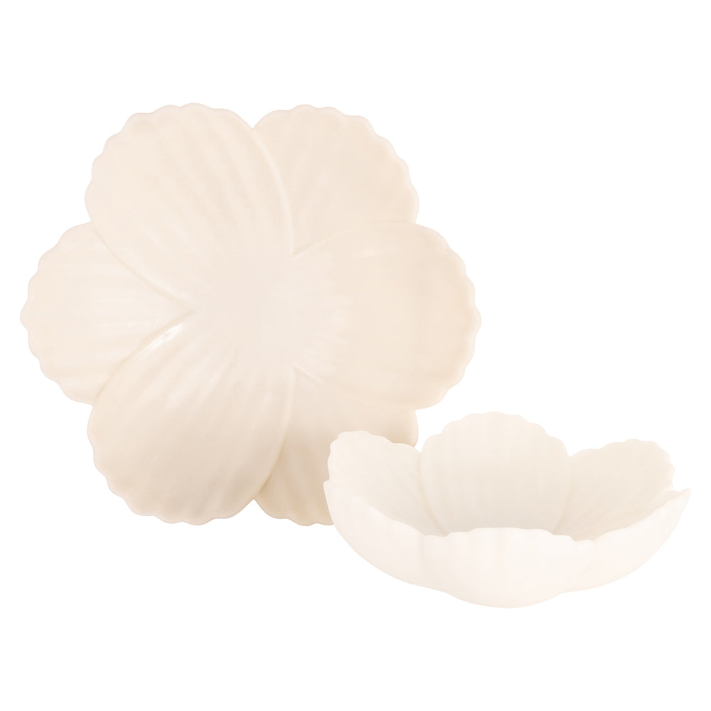 Bol decorativ Xena, alb, L