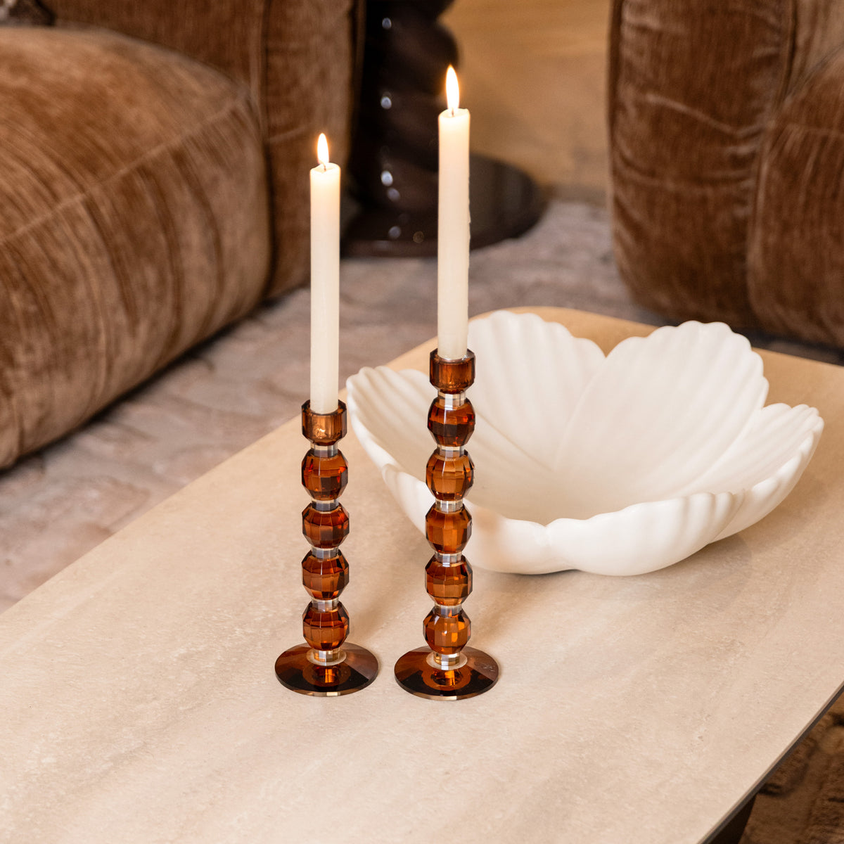 Bol decorativ Xena, alb, L – ambient