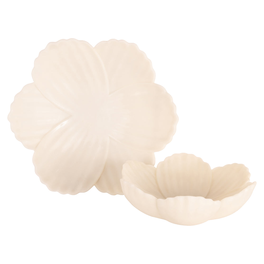 Bol decorativ Xena, alb, S
