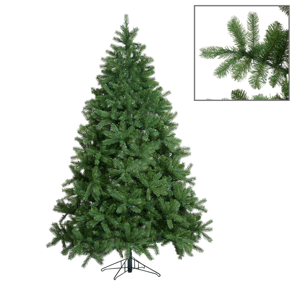 Brad artificial Northmann, verde, 213 cm, 1497 de vârfuri