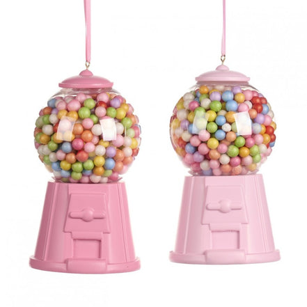 Set 2 ornamente tip autonomat bubblegum roz 14.5cm