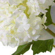 Buchet de hortensii snowball, alb, cu aspect natural, 36 fire
