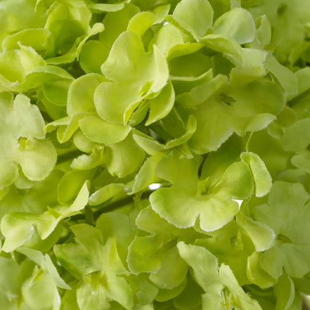 Buchet de hortensii snowball, verde, cu aspect natural, 36 fire
