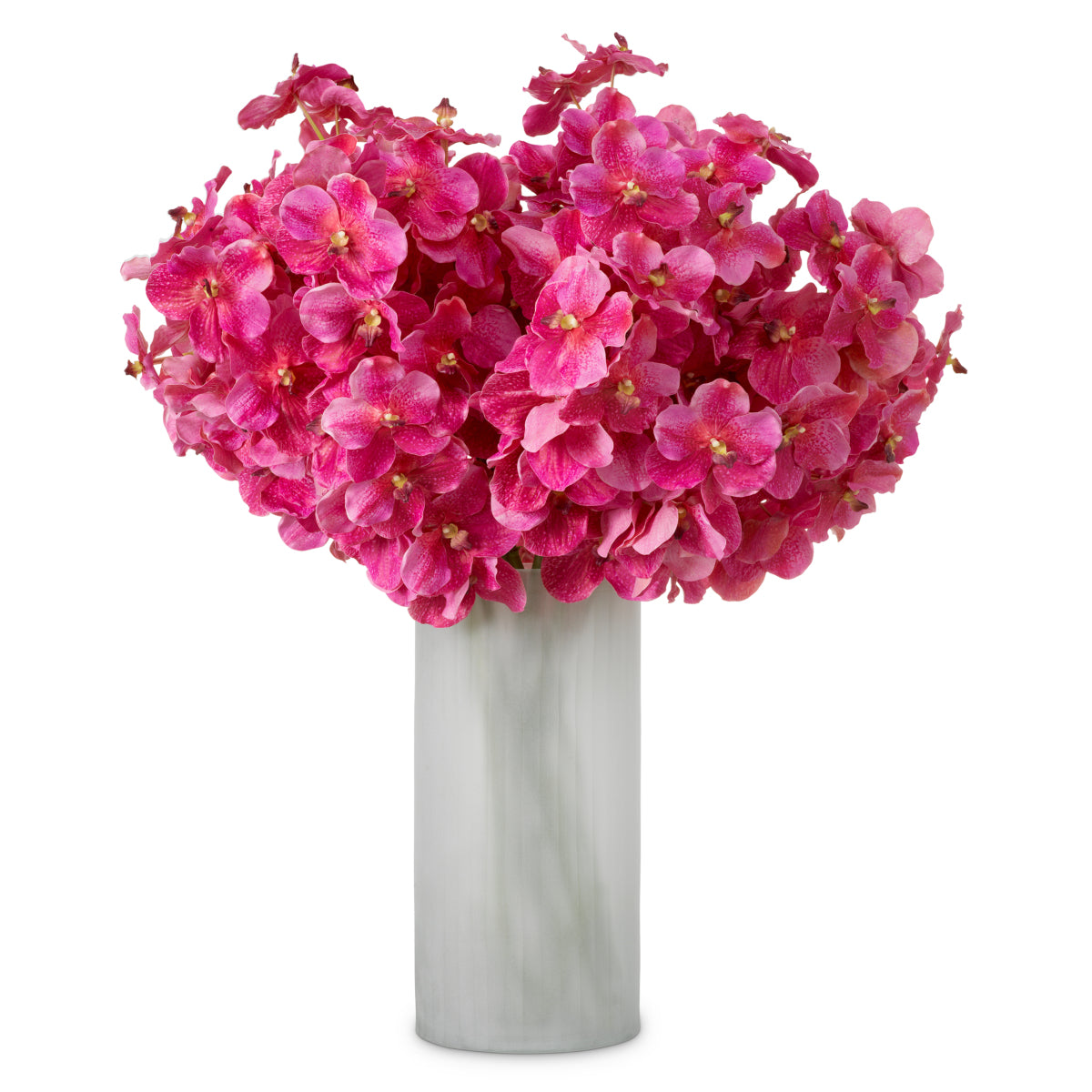 Buchet de orhidee Vanda, roz, cu aspect natural, 24 fire