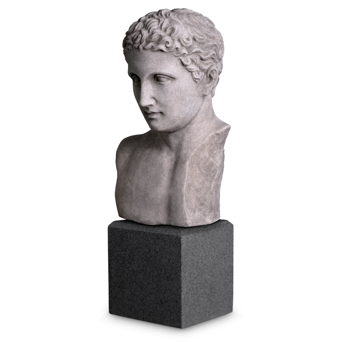 Bust Roman Imperial, piatră antichizată