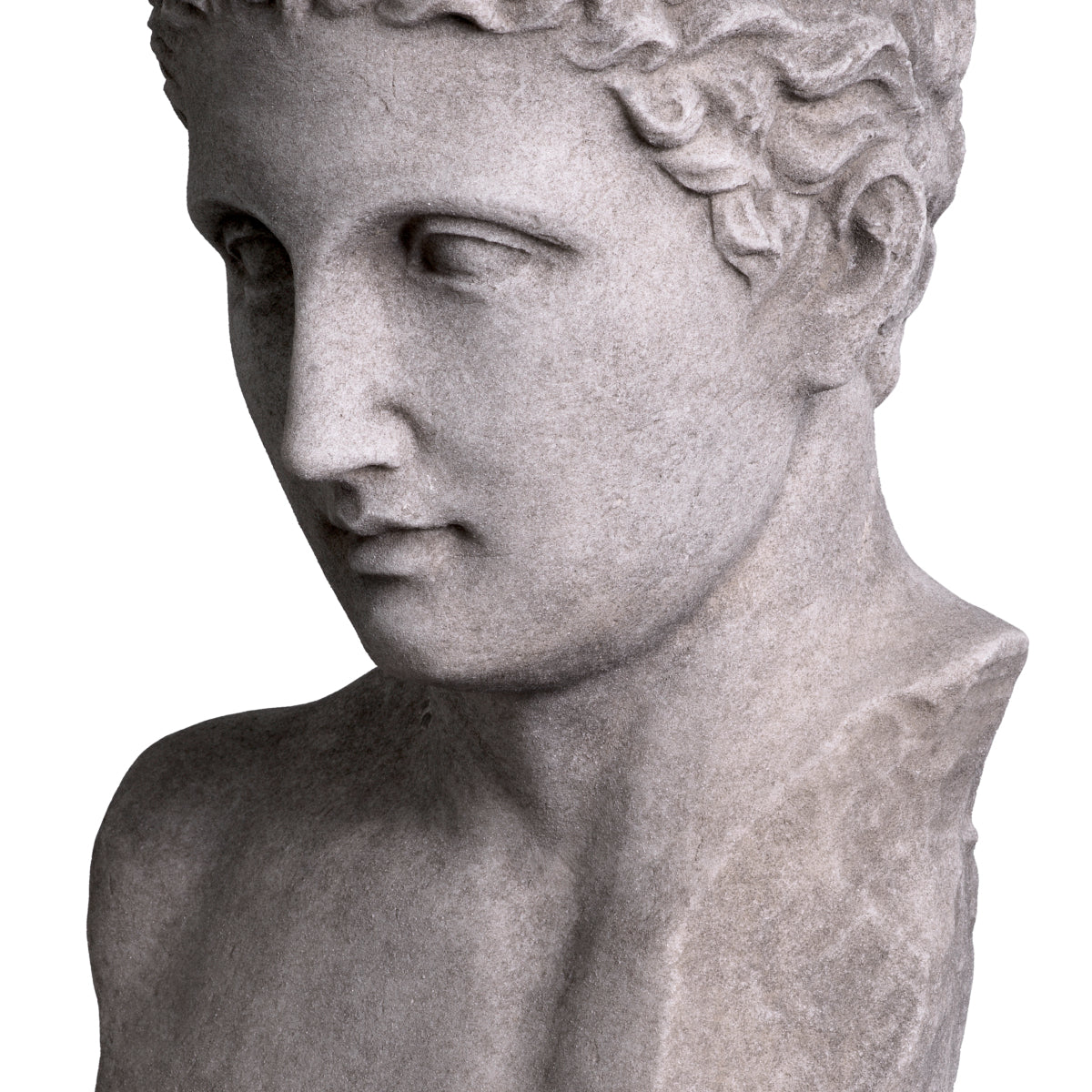 Bust Roman Imperial, piatră antichizată