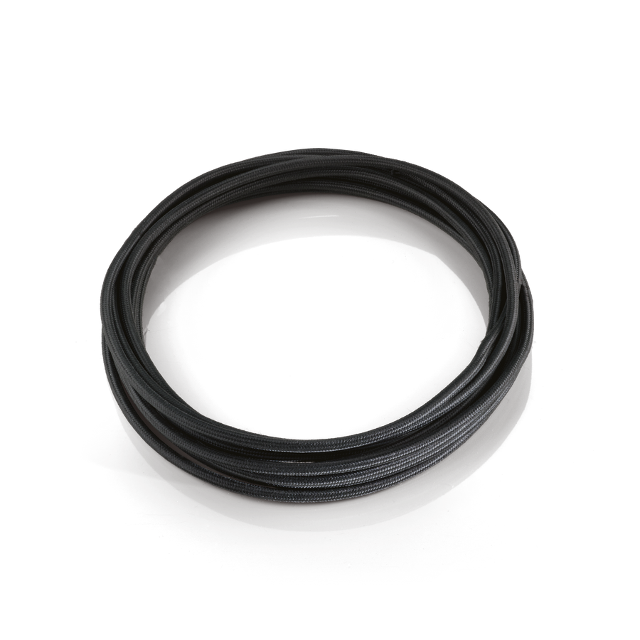 Cablu textil 5 m, negru