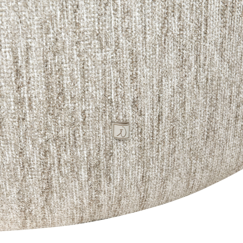 Canapea Angusto, softweave natural, cu șezlong stânga