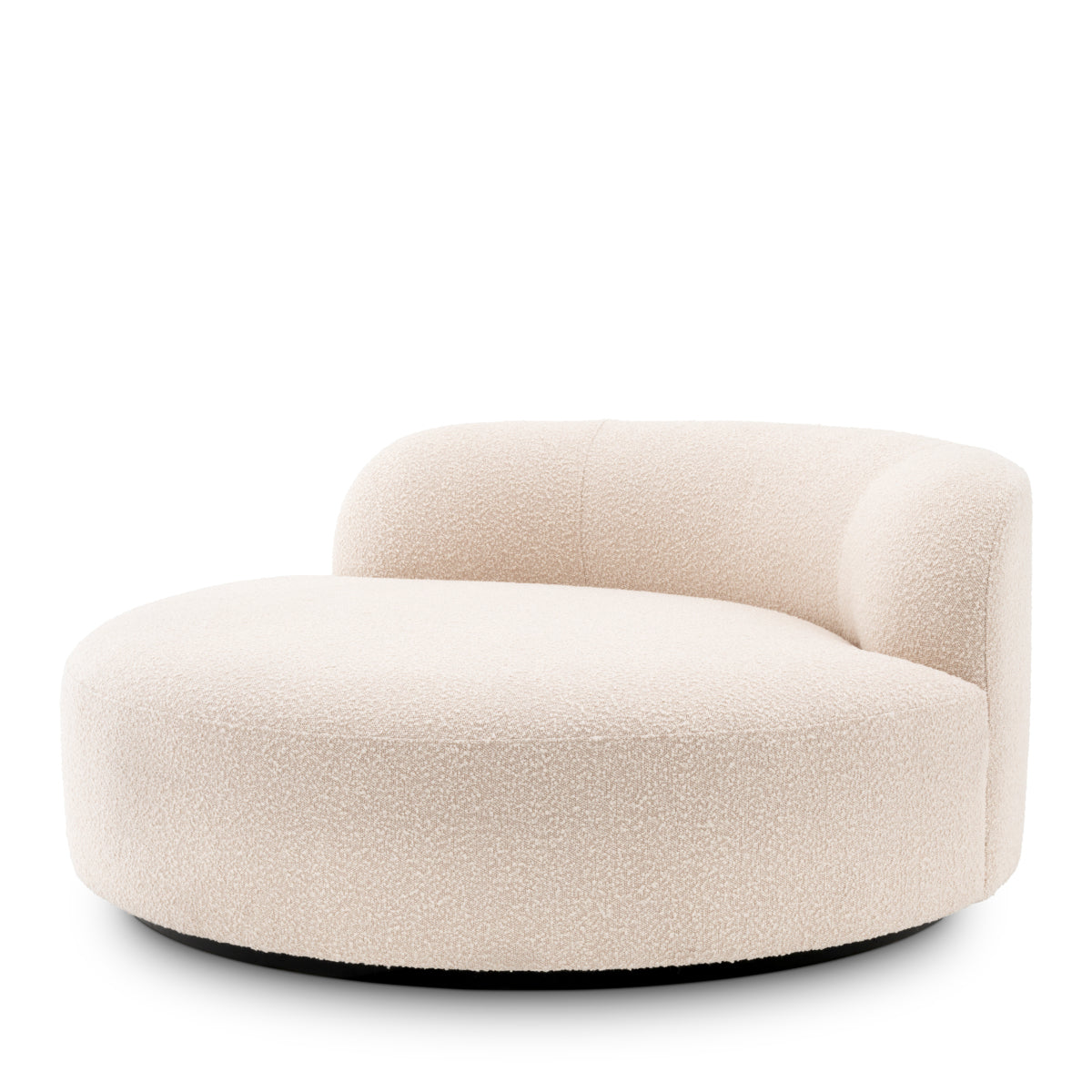Canapea Björn Round bouclé crem