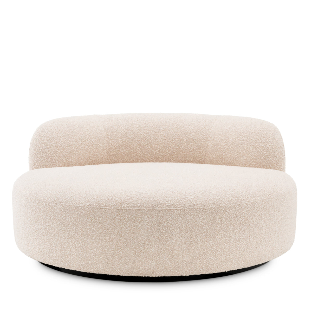 Canapea Björn Round bouclé crem