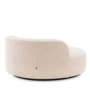 Canapea Björn Round bouclé crem