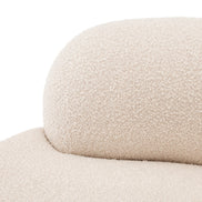 Canapea Björn Round bouclé crem