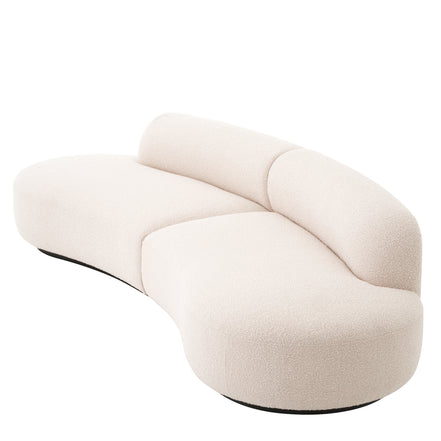 Canapea Björn S bouclé crem