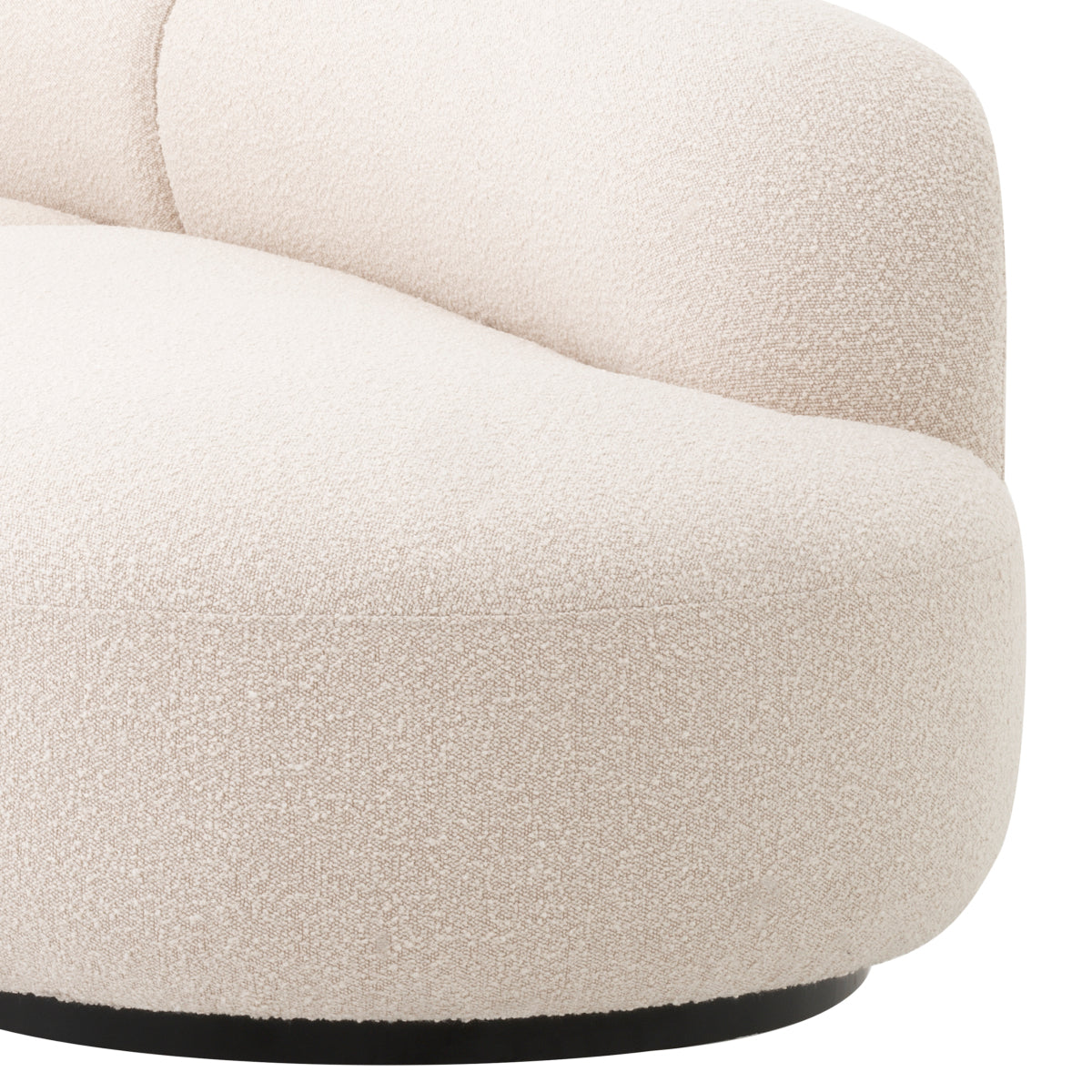 Canapea Björn S bouclé crem