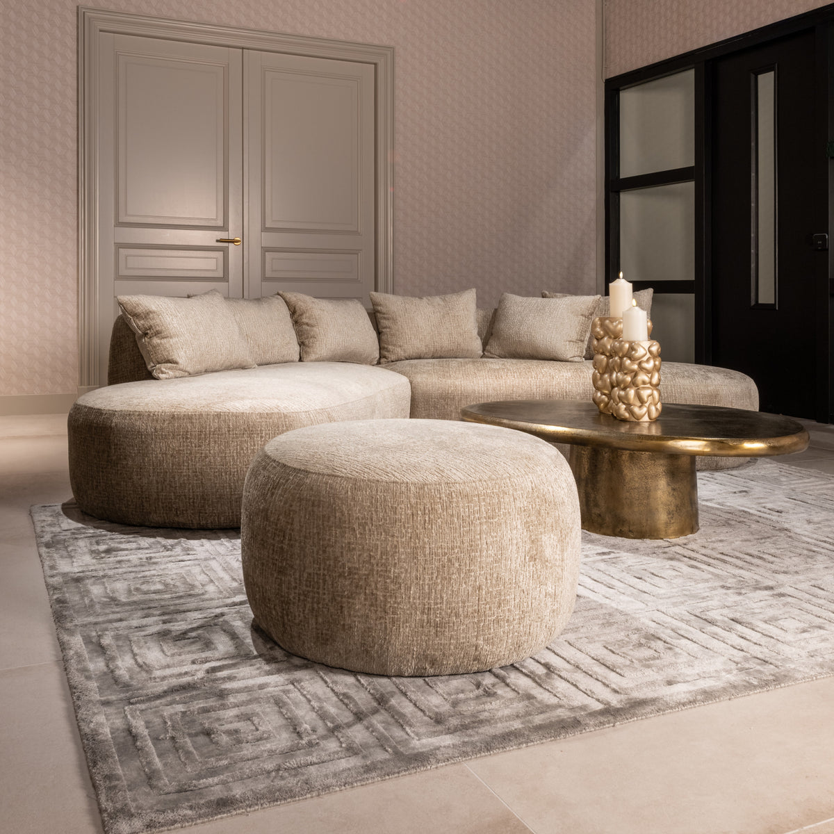 Canapea Cassie, desert fusion, 4 locuri – ambient